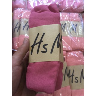 KHĂN H&M VẢI ĐŨI MÀU TÍM ĐẬM