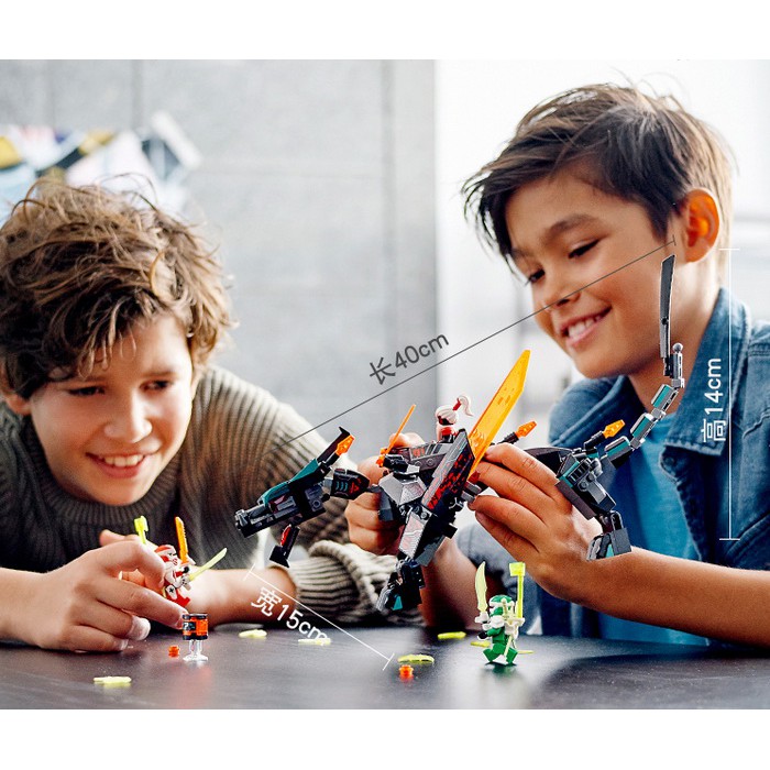 Có sẵn  Ảnh thật  Lắp ráp Lari 11485 / MG152 Đế Chế Rồng Ninjago