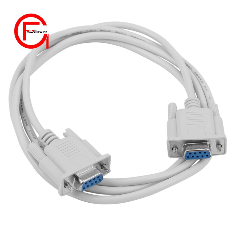 1 Cái 5ft F / F Serial Rs232 Null Em Cable Female To Female Db9 Fta