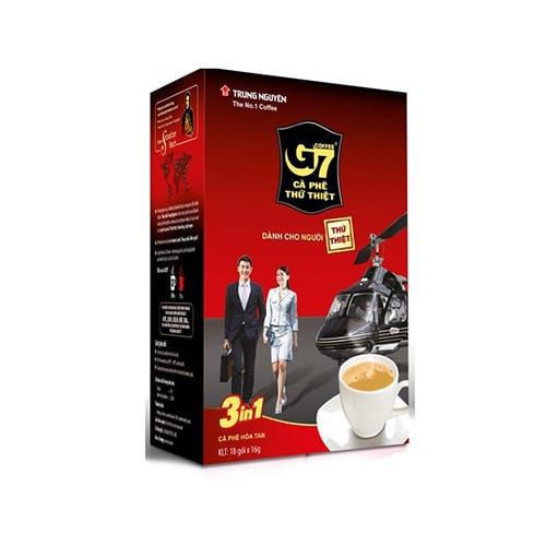 CÀ PHÊ HÒA TAN G7 3IN1 HỘP 288G (18 GÓI)