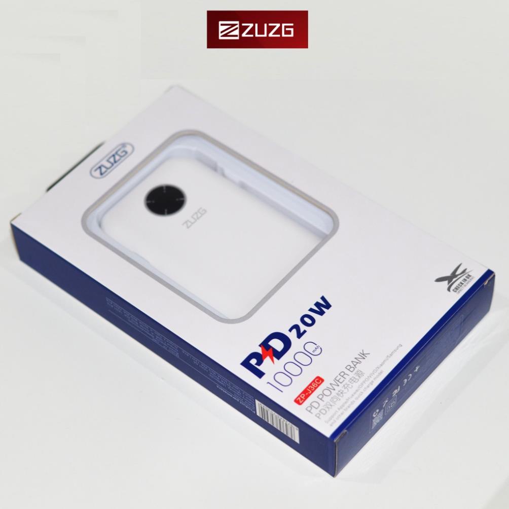 [HOT] Sạc dự phòng 10000mAH 20W J36C - Hàng chính hãng ZUZG