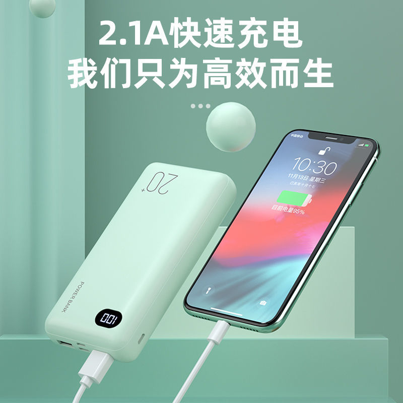 Sạc dự phòng mini dung lượng lớn 20000mAh dành cho Apple Vivo Oppo