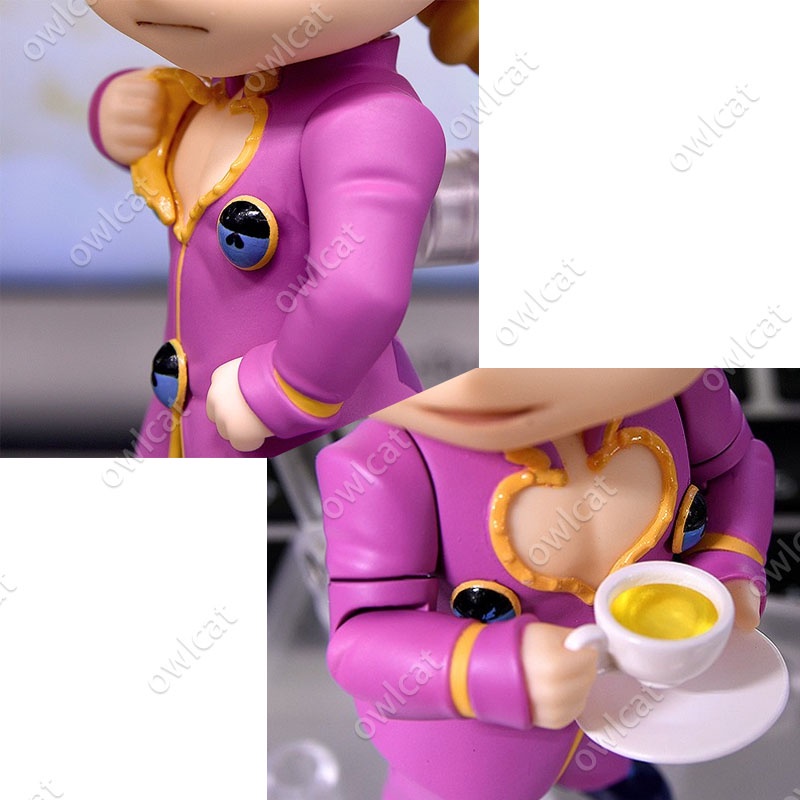 Figure JoJo's Bizarre Adventure Giorno Giovanna  Golden Wind 10cm Action Figure Gold Experience Requiem Nendoroid