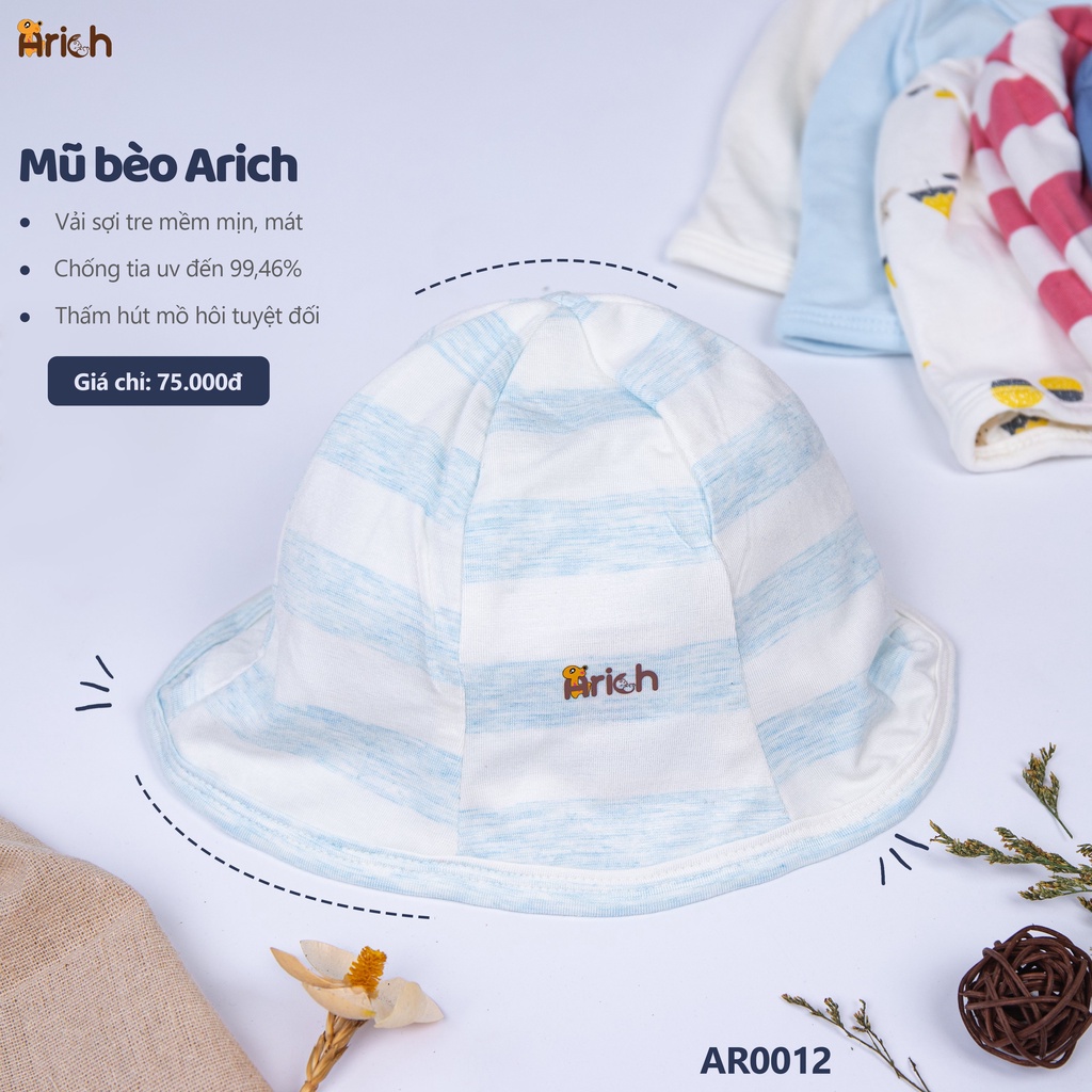 Mũ bèo vải sợi tre cao cấp thương hiệu chất lượng Arich