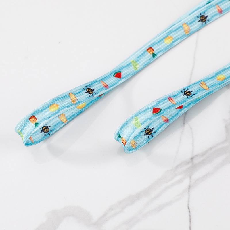 Dây giày cao cấp họa tiết dễ thương bản dẹt cho giày thể thao 120cm Date84store