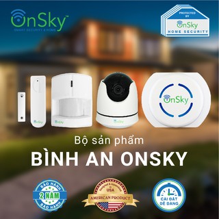 Bộ sản phẩm Bình An OnSky – Bảo vệ An Ninh, chống đột nhập và giám sát Camera, smart home, Sản phẩm USA