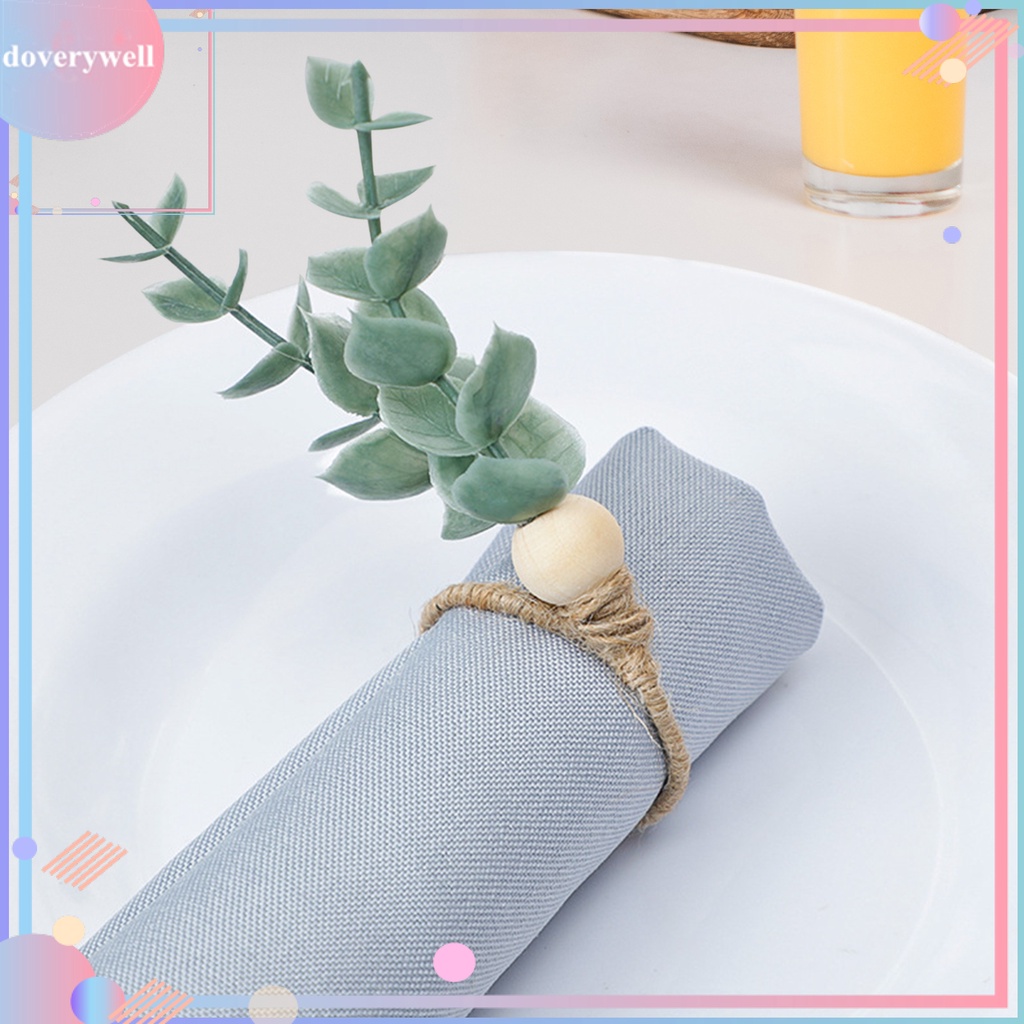 doverywell Khăn ăn nút khăn ăn đẹp mắt tinh tế cho bữa tiệc tối nhà hàng