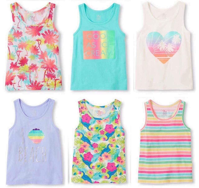 Áo tank top bé gái