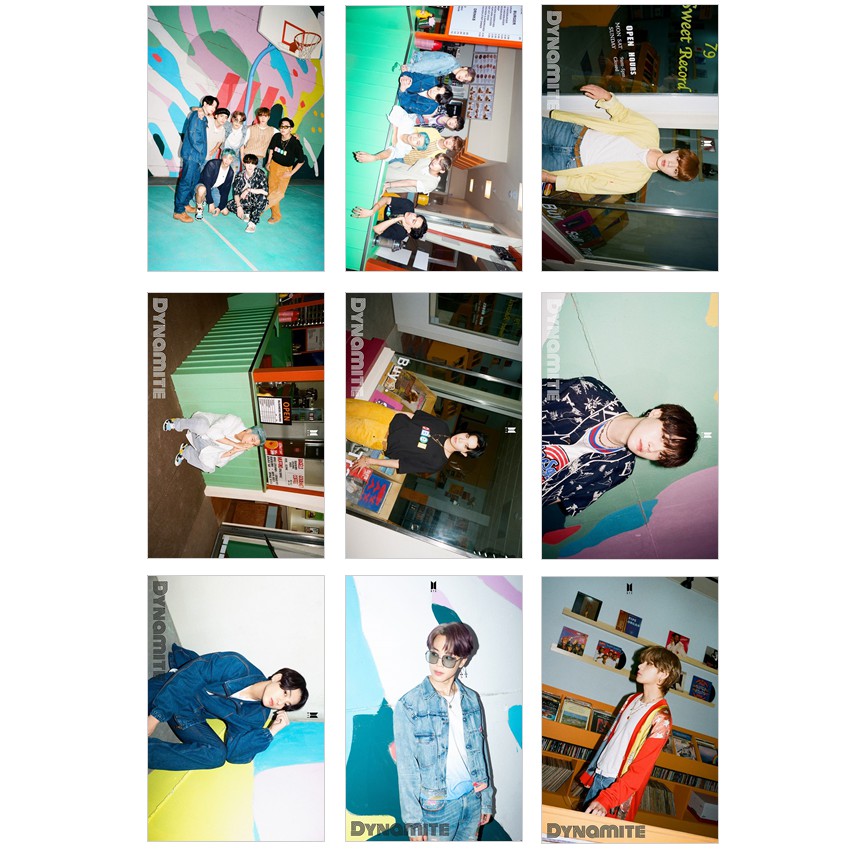 [No box] Set 18 ảnh lomo BTS DYNAMITE | BigBuy360 - bigbuy360.vn