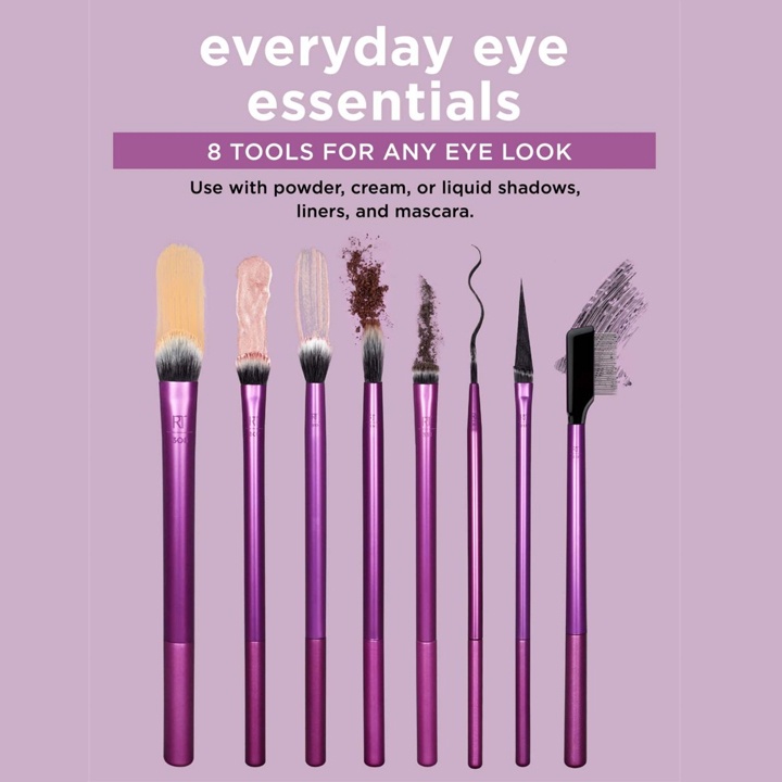 Bộ Cọ Mắ 8 cât Real Techniques EVERYDAY EYE ESSENTIALS