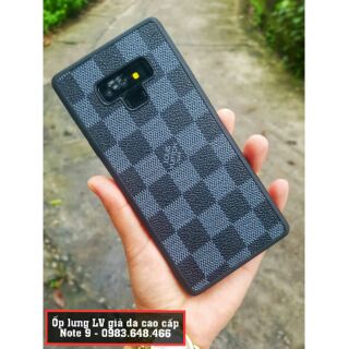 Ốp lưng Note 9 giả da hiệu LV sang trọng
