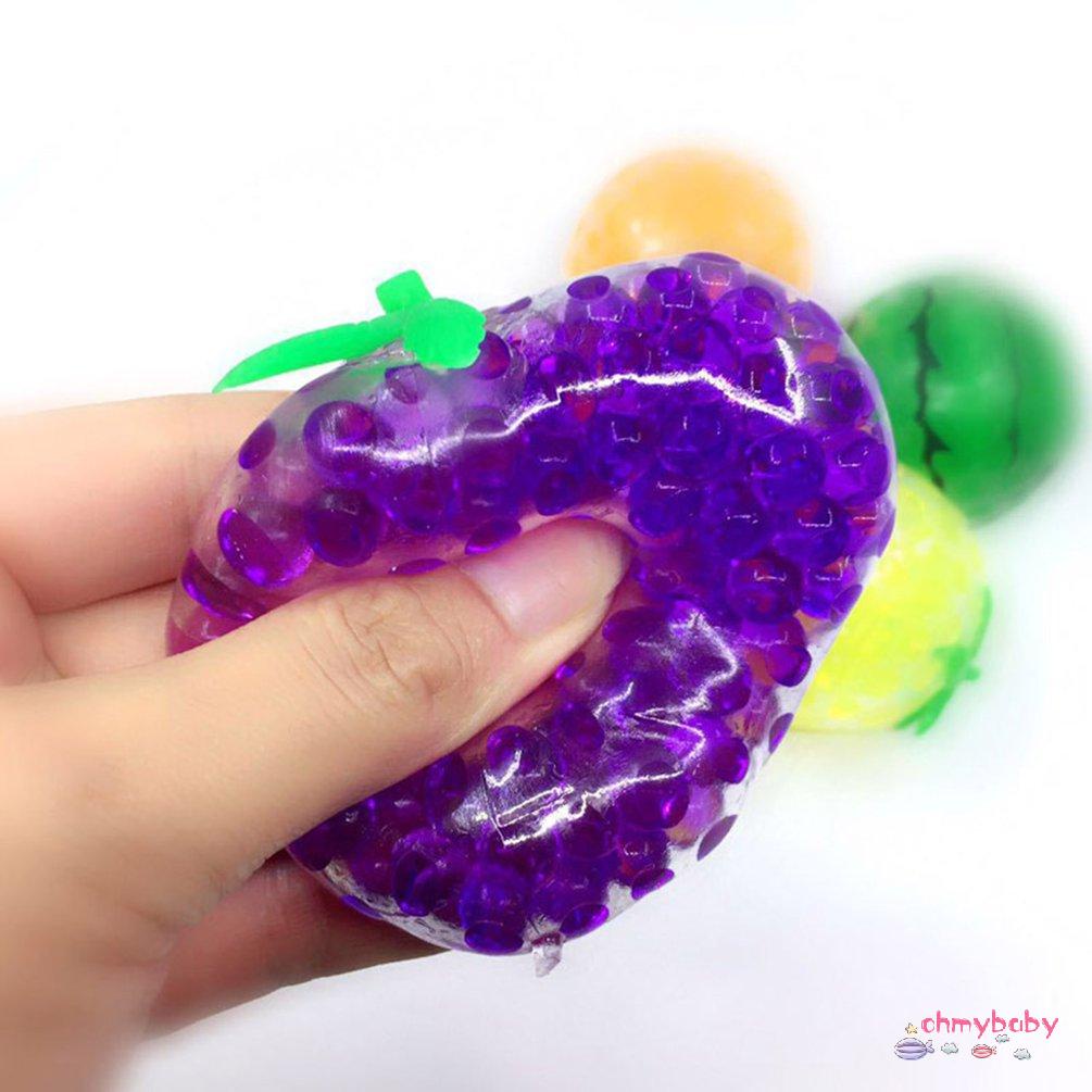 【OMB】 Fruit Fidget Toys Squishy Funny Pop Office Reliever Stress Ball Toys Gifts