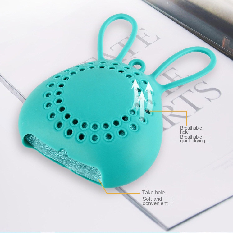 Khăn Tắm Bằng Silicon Mau Khô Họa Tiết Hoạt Hình Dễ Thương Bắt Mắt