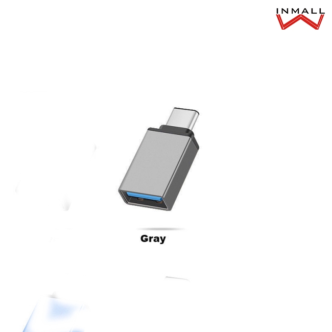 AD【Ready stock】USB-C Type C 3.1 Male to USB 3.0 Type A Female Adapter Sync Data Hub OTG