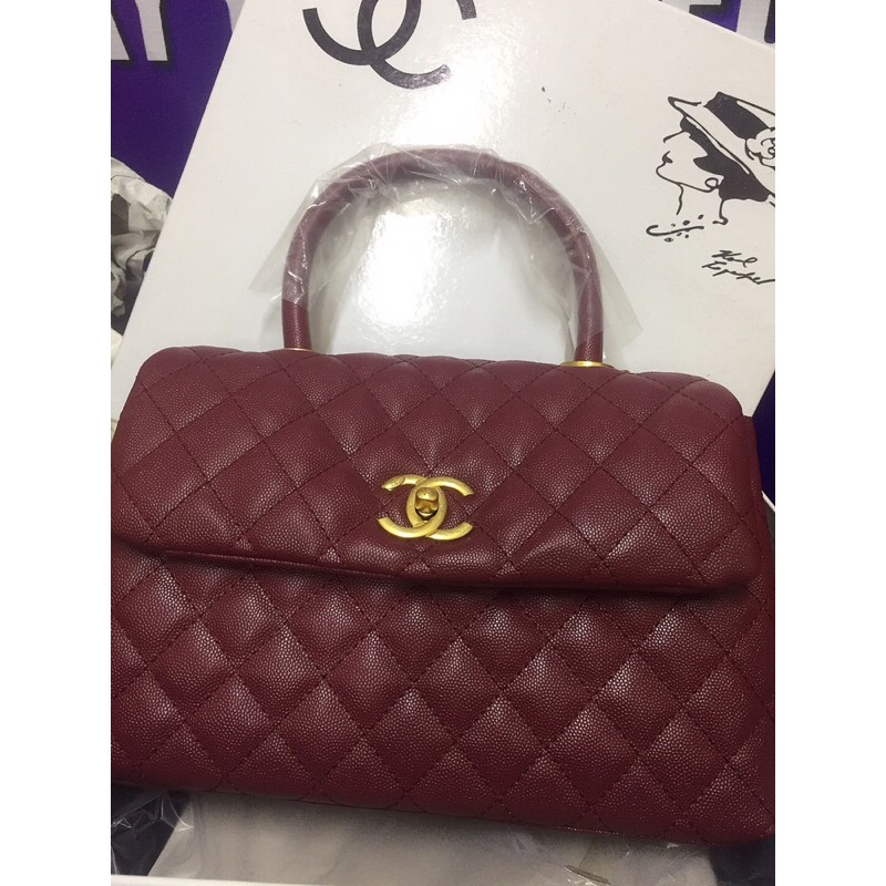 Túi Chan coco da hạt gạo loại đẹp fullbox