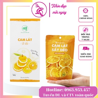 Cam lát Navel sấy dẻo NLF Nông Lâm Food 45gr/bịt