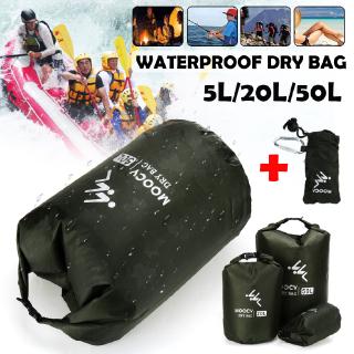 5/20/50L Waterproof Dry Bag Storage Dry Sack Hiking Camping Kayaking Fishing Big