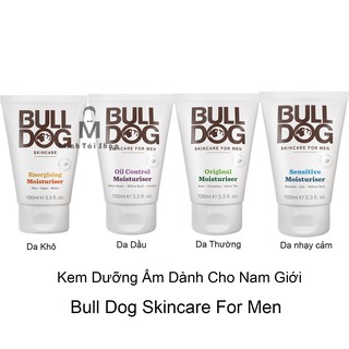 Dưỡng ẩm da mặt cho Nam Bulldog Moisturiser 100ml chính hãng UK