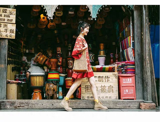 VÁY BOHO VINTAGE _ HÀNG SẴN