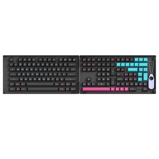 [Mã SKAMSALE03 giảm 10% đơn 200k] Bộ nút nhựa Akko Midnight Asa profile nhựa thick PBT double shot 178 nút