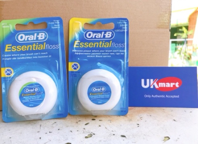 Chỉ Nha Khoa Cao Cấp Nhập UK Oral-B Essential Floss 50m