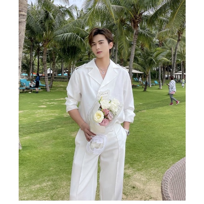 SƠ MI NAM CỔ VEST 6 NÚT  SƠ MI NAM THIẾT KẾ CHẤT ĐẸP - KIỂU DÁNG HOT TREND HÀN QUỐC