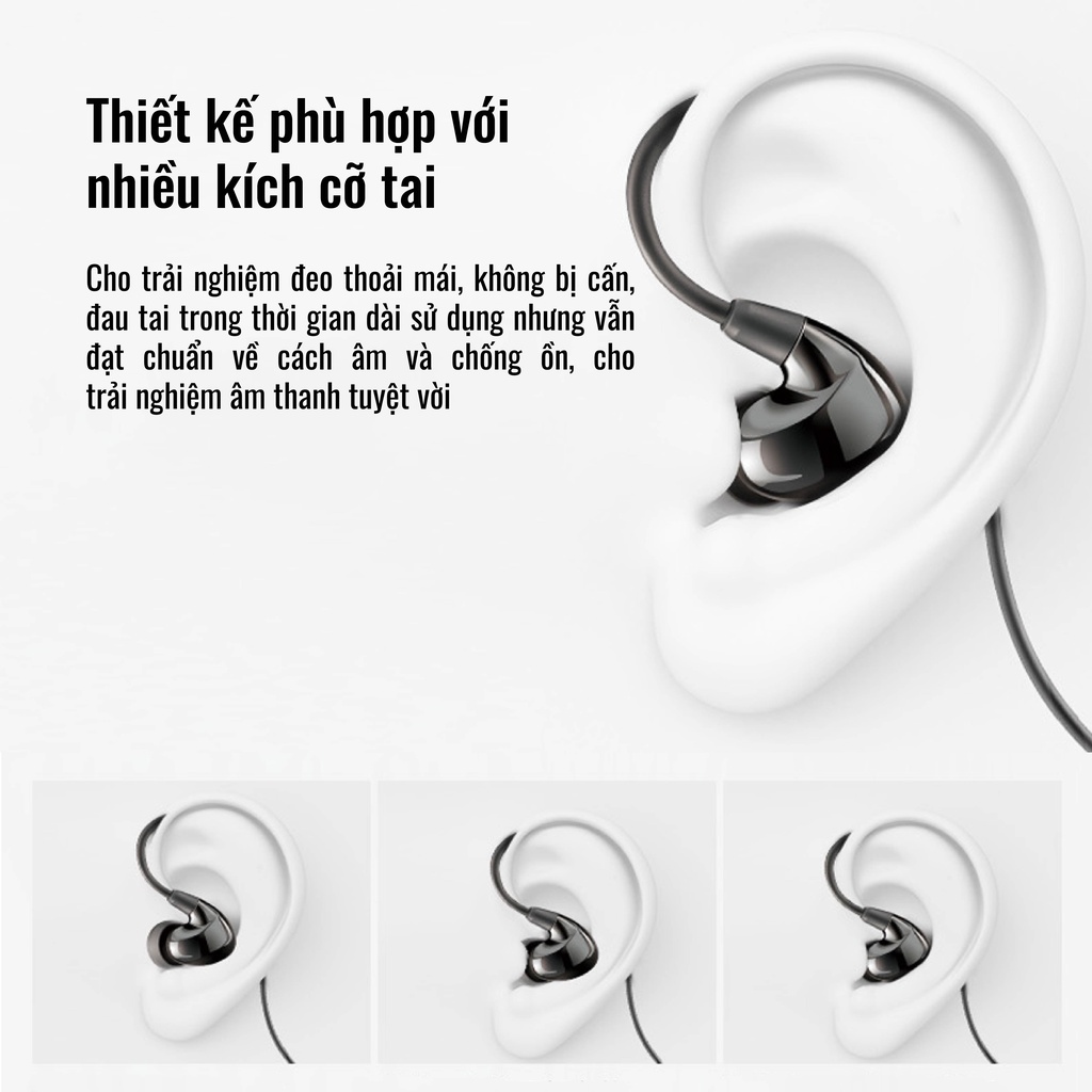Tai Nghe Có Dây Nhét Tai Takstar TS-2260 Nghe Nhạc, Kiểm Âm Livestream Hát Karaoke Chính Hãng Cao Cấp Bảo Hành 12 Tháng
