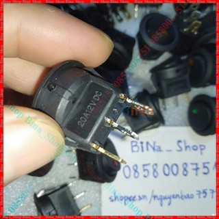 Công tắc bập bênh có LED 12V/20A