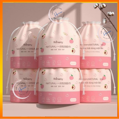 Khăn Giấy Khô Tiệt Trùng Lau Mặt, Tẩy Trang Dùng 1 Lần Tiện Lợi Đa Năng Dễ Dùng