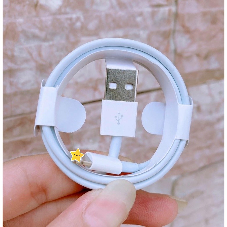 ''HCM'' Dây Sạc , Cáp Sạc 5iC Cao Cấp Gíup Sạc Nhanh , Không Loạn Cảm Ứng - Bh 1 Năm - Happy Shop.