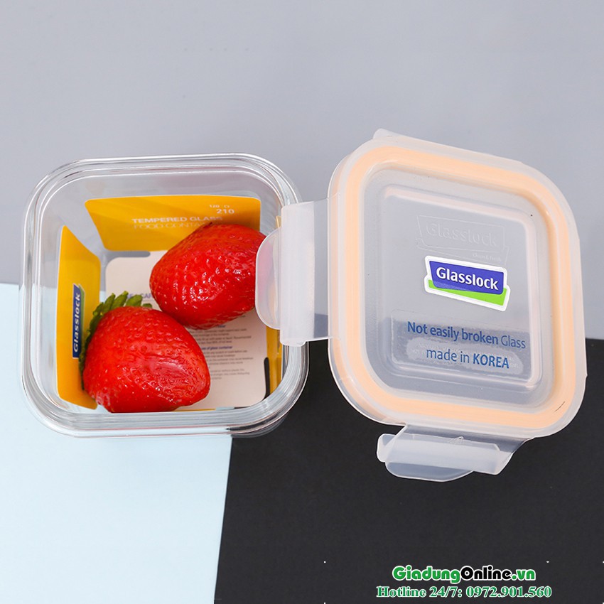 Hộp đựng thủy tinh GLASSLOCK 210ml MCSB021