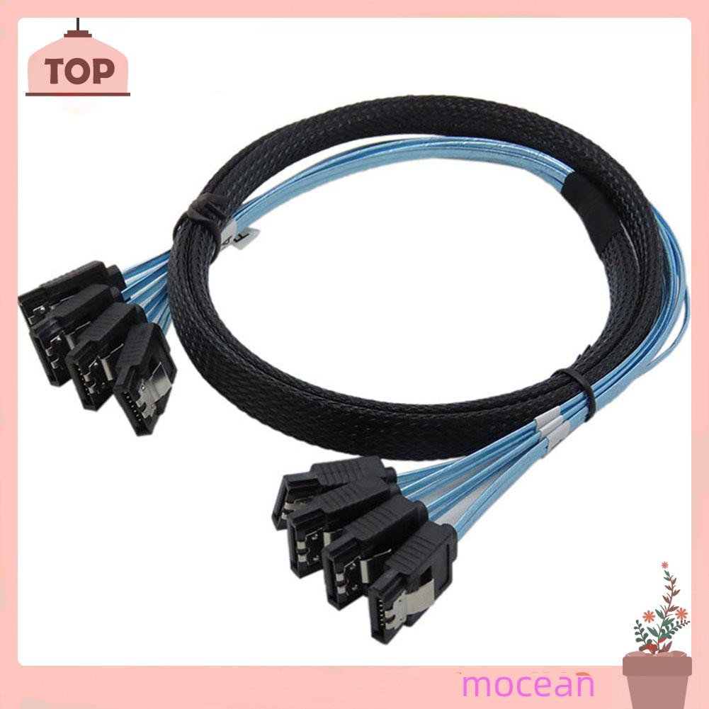 Mocean Sata Iii 6gbps Sas Cable For Server Sata 7 Pin To Sata 7 Pin Data Cable