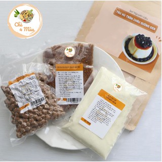 Set Tàu Hũ Trân Châu Đường Đen 15 Chén -  Chè 4 Mùa