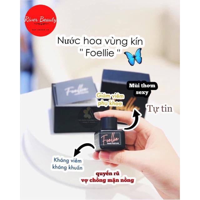 Nước hoa vùng kín Foellie mới MÀU ĐEN