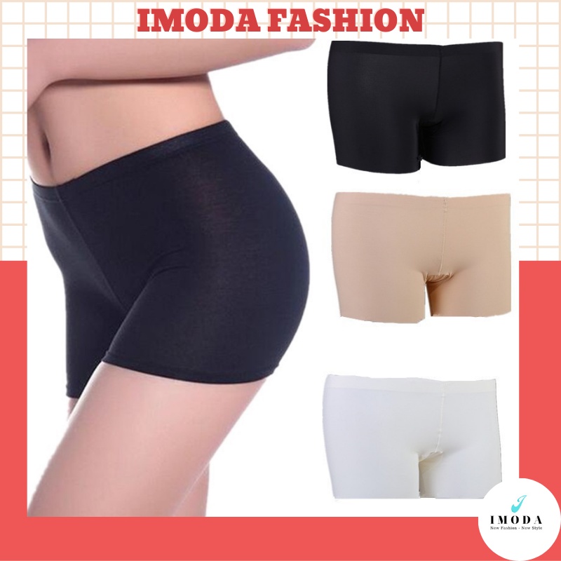 Quần mặc trong váy nữ IMODA, thoải mái, chất liệu cotton, ôm sát vòng ba và đùi, gợi cảm