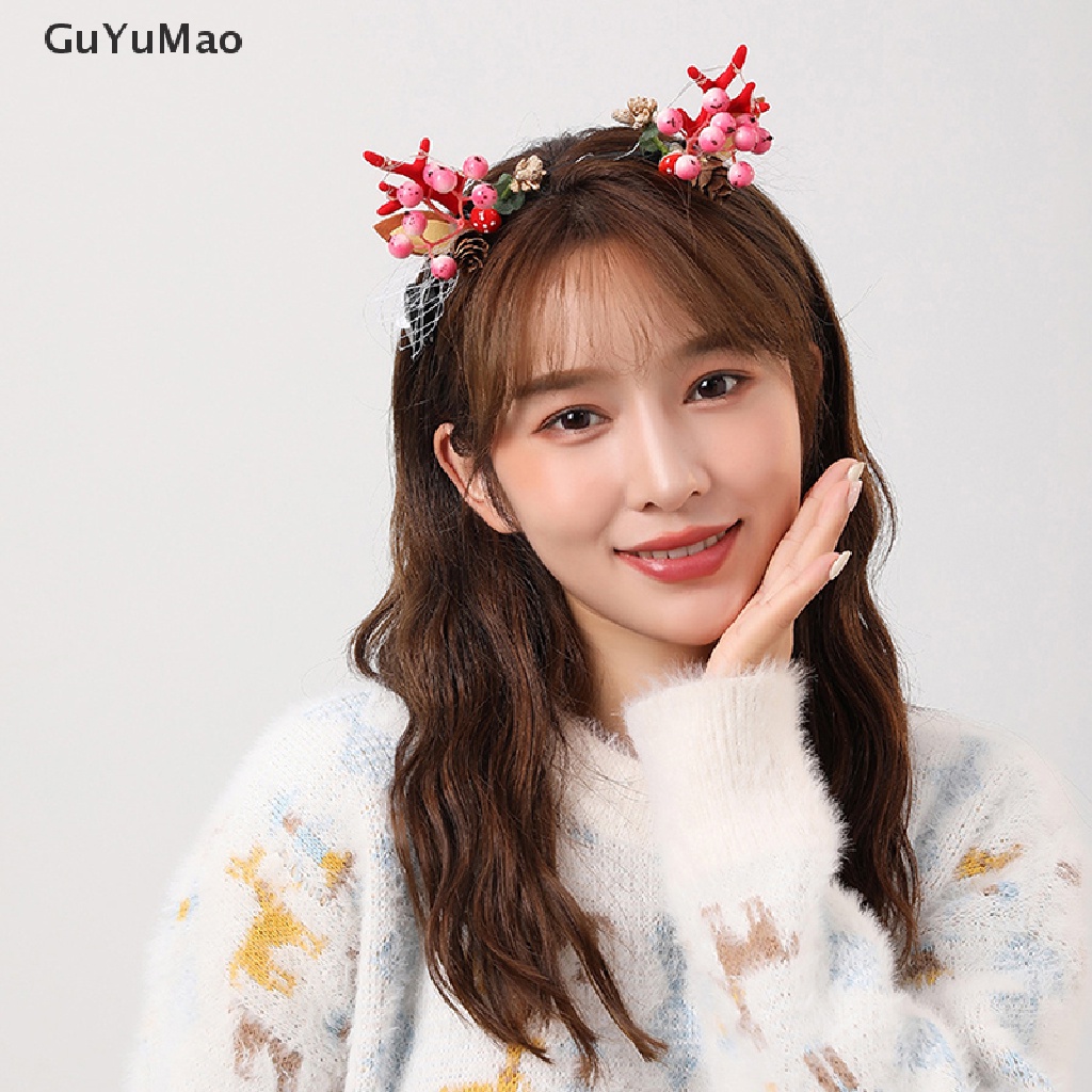 [cxGUYU] Cài Tóc Hình Sừng Hươu Phát Quang Quà Tặng Giáng Sinh PRTA