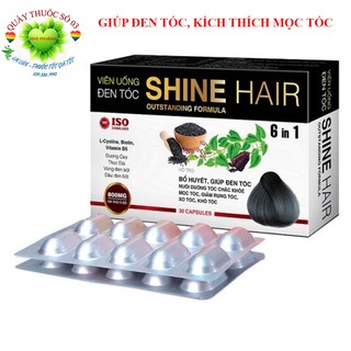 Viên uống Shine hair ( giúp đen tóc, kích thích mọc tóc)