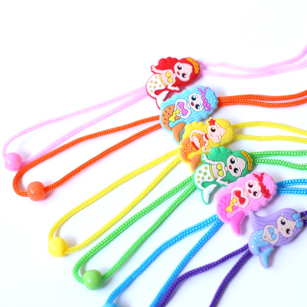 Dây đeo khẩu trang - đeo kính co giãn đàn hồi chống thất lạc ,chống rơi có nút điều chỉnh độ ôm hình nàng tiên cá cho bé