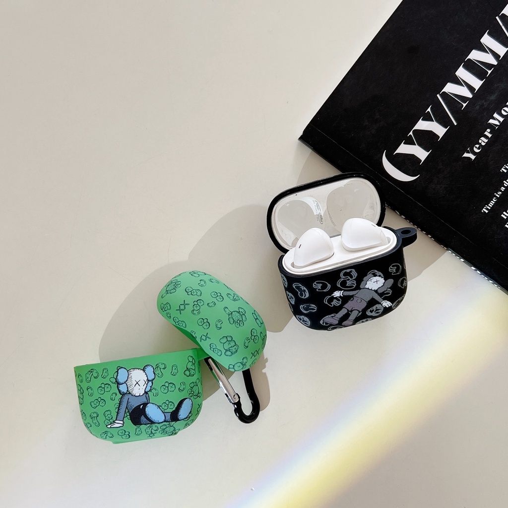 Vỏ Bọc Hộp Sạc Tai Nghe Không Dây Bluetooth Baseus Bowie E8 Bằng tpu Mềm Nhám Họa Tiết Hoạt Hình Đáng Yêu