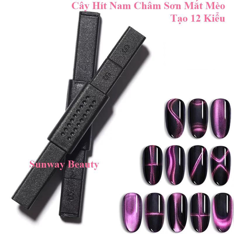 Nam châm đen tạo mắt mèo tạo hình 10 kiểu