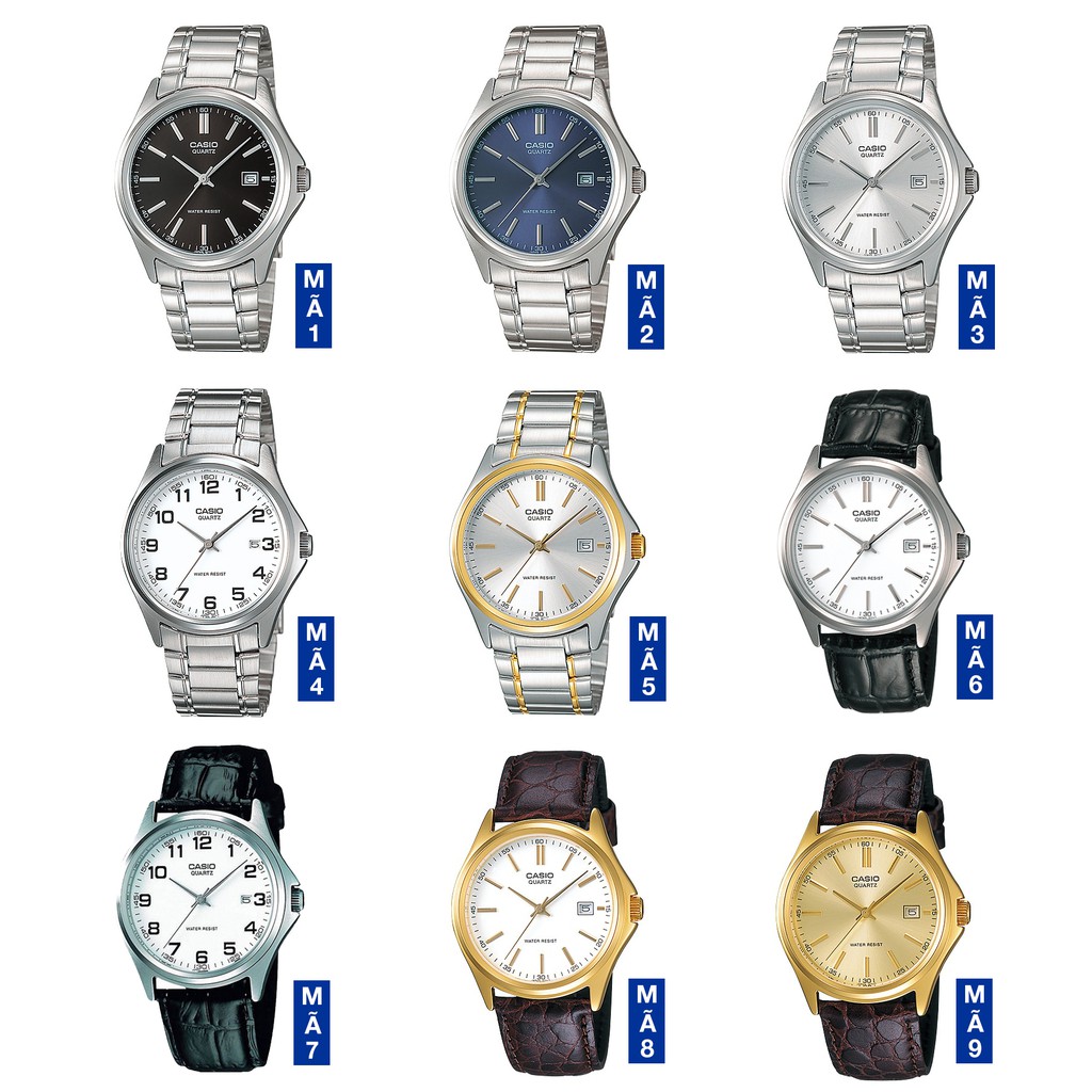 Đồng hồ nam Casio Standard chính hãng Anh Khuê MTP-1183 Series (38mm)