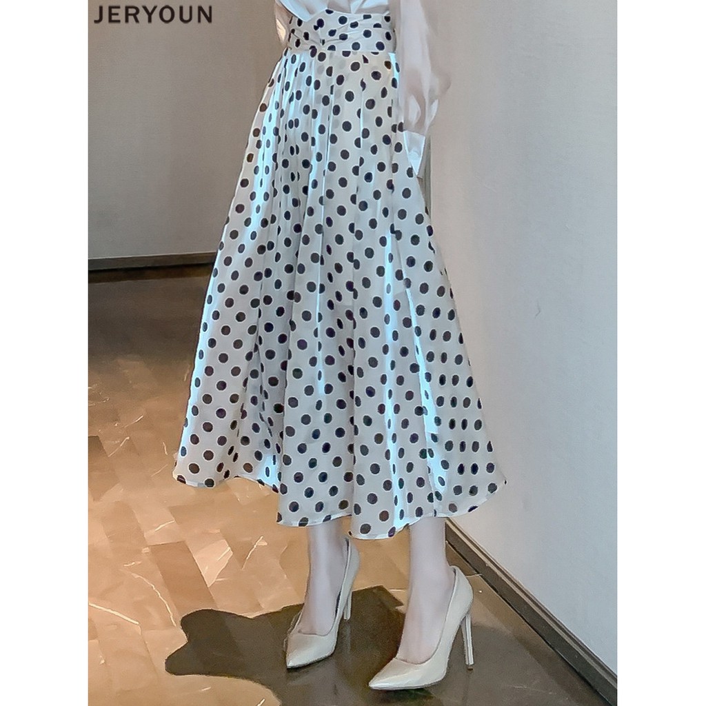 Bộ váy đầm nữ trắng chấm bi công sở Momisa đẹp, sexy mặc mỗi ngày | BigBuy360 - bigbuy360.vn