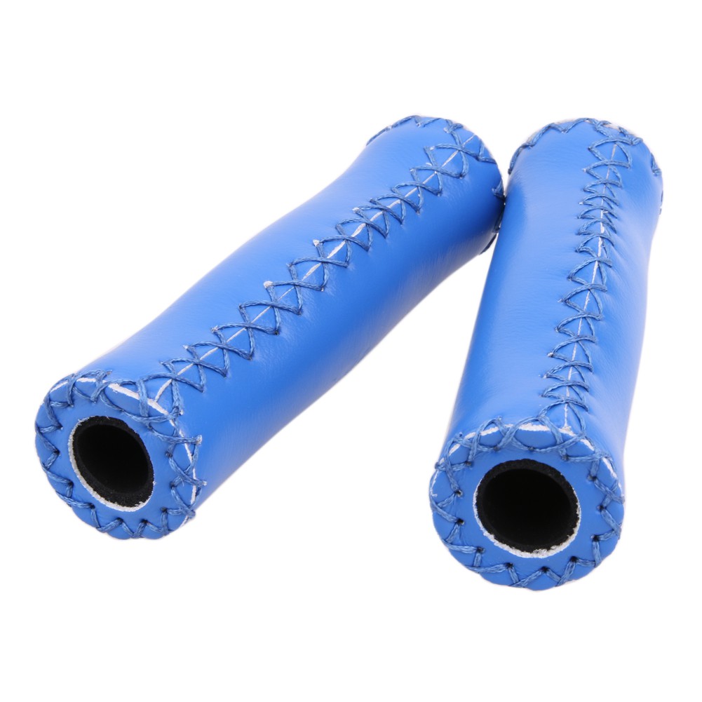 Bộ 2 tay nắm tay lái xe đạp MTB bằng da + mút