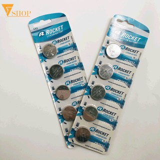 Pin Rocket CR2032 Vỉ 5 Viên Lithium 3V