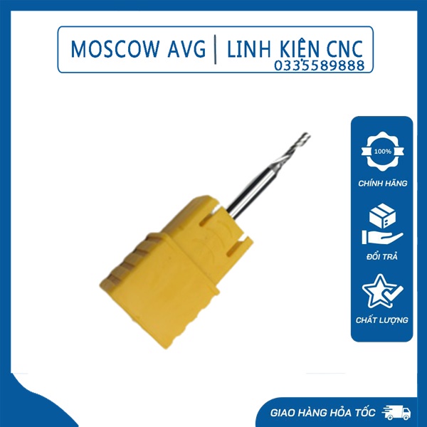 Mũi Cắt Quảng Cáo Cắt Mica Mdf Fomex Foam, Mũi Cắt Xoắn 1 Me Cốt 3.175mm Lưỡi 2mm Độ Dài Lưỡi 12 17 22