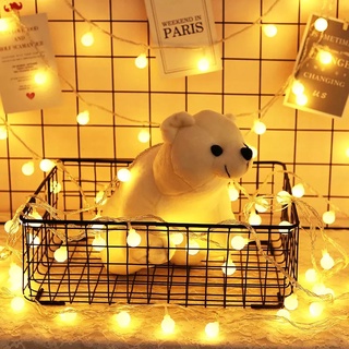 DÂY ĐÈN TRANG TRÍ NOEL , ĐÈN LED TRANG TRÍ NHÀ CỬA DỊP LỄ TẾT Đèn Led Trang Trí Bóng Tròn Nhỏ