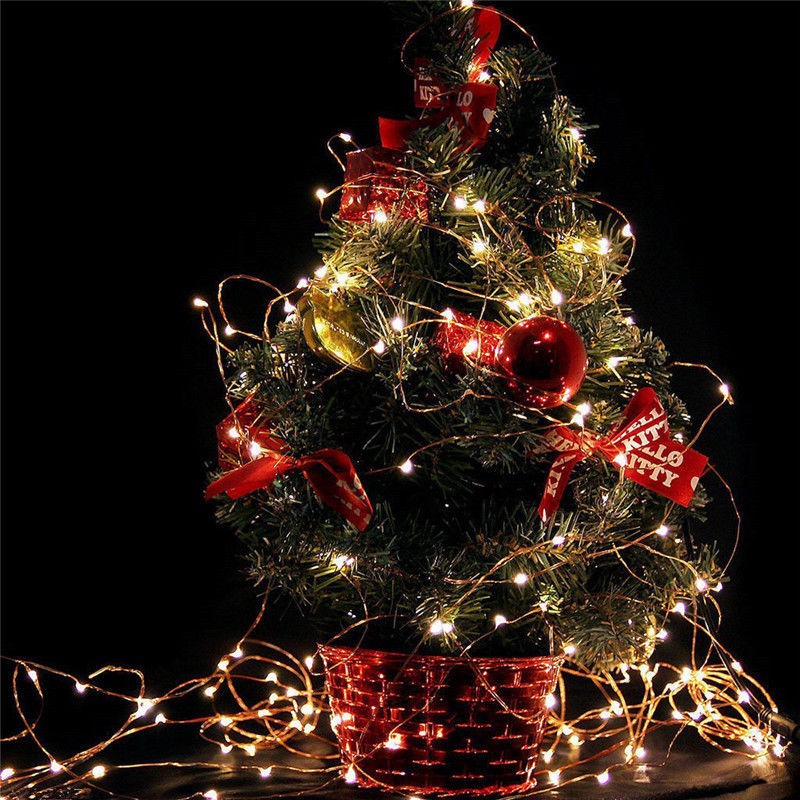Dây đèn đom đóm Fairy Light 3m/5m/10m nhiều màu xinh xắn trang trí nhà cửa , cửa hàng