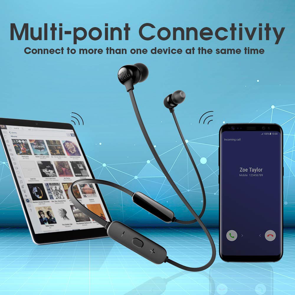 Tai Nghe Nhét Tai Bluetooth JBL T115BT - Công Nghệ Pure Bass Sound - Bảo Hành Hãng 6 Tháng