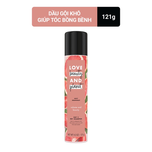 Dầu gội khô Love Beauty And Planet giúp tóc bồng bềnh 121g