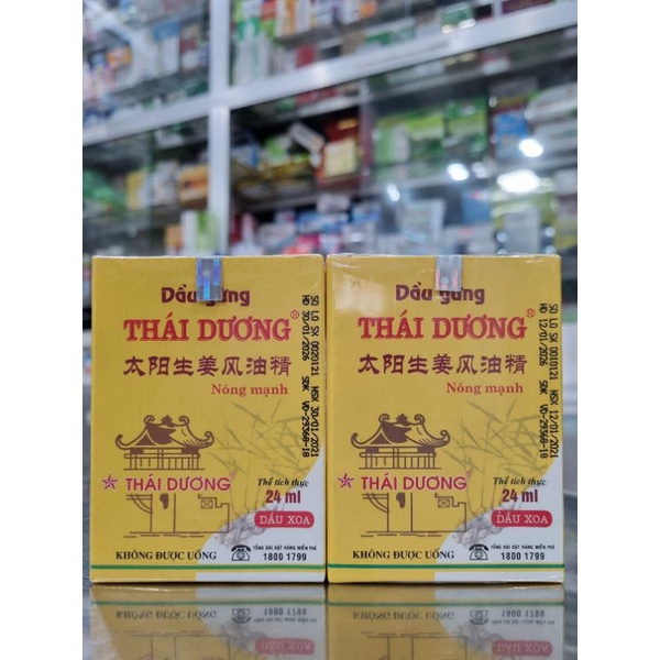 Dầu Gừng Thái Dương 24ml